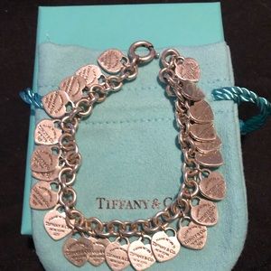 Tiffany’s little heart charm bracelet!